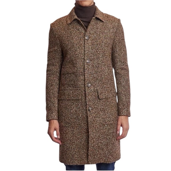 Paisley & Gray Brown Textured Trench Coat
